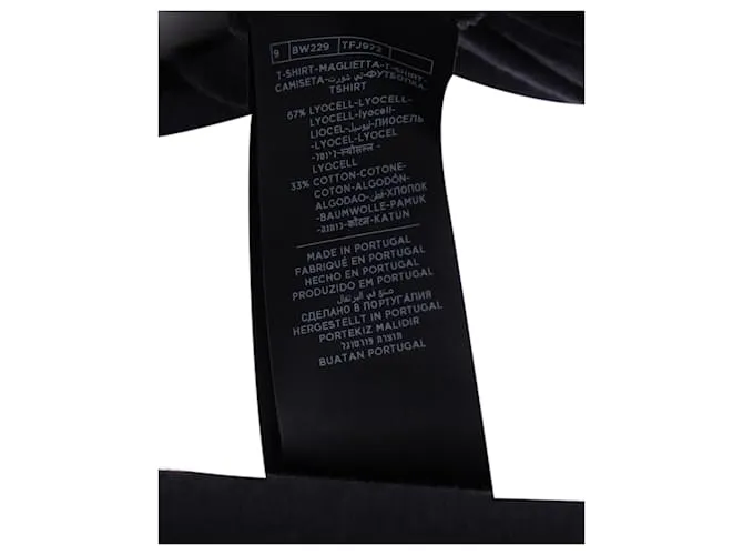 Camiseta de manga larga Tom Ford de lyocell negro 