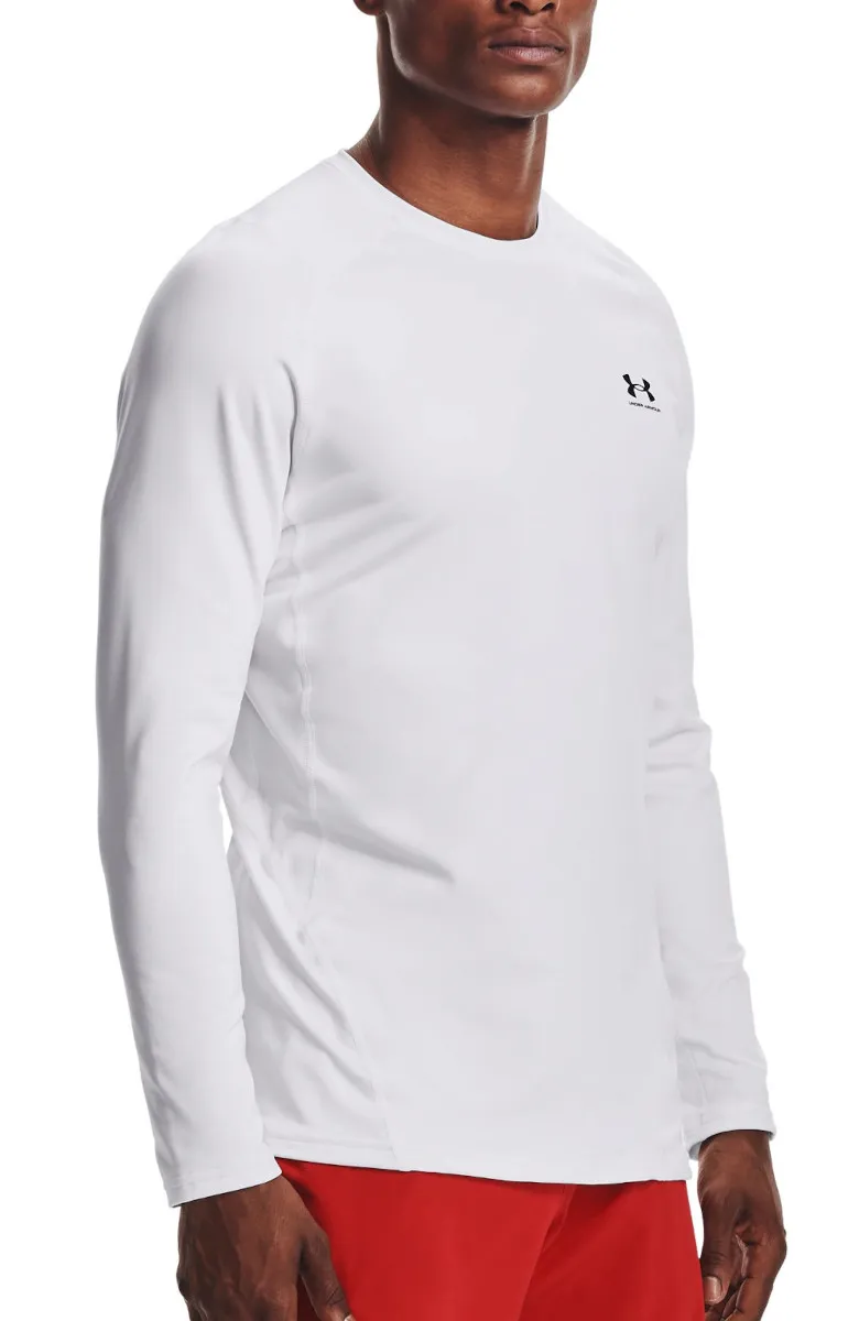 CAMISETA DE MANGA LARGA UNDER UA CG ARMOUR FITTED CREWWHT