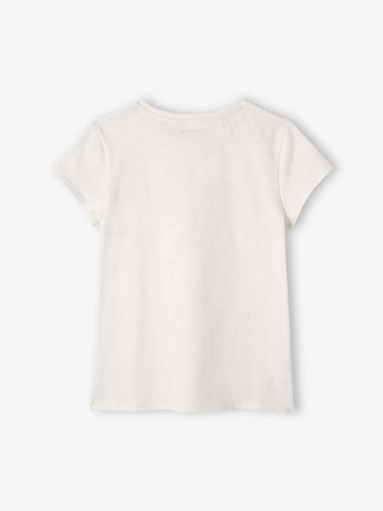 Camiseta deportiva a rayas irisadas, para niña