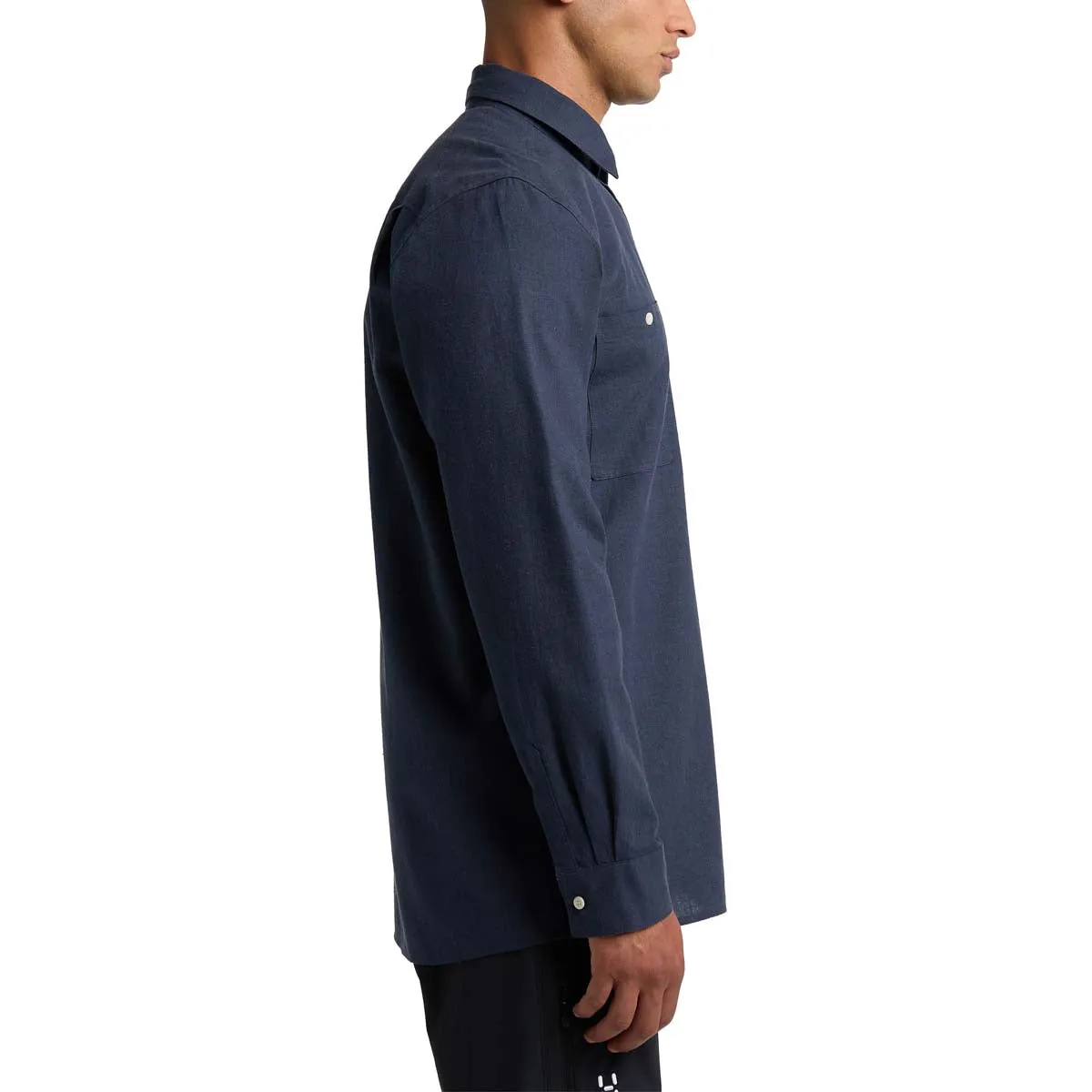 Camiseta Hombre Curious Hemp Shirt Men Haglöfs Azul