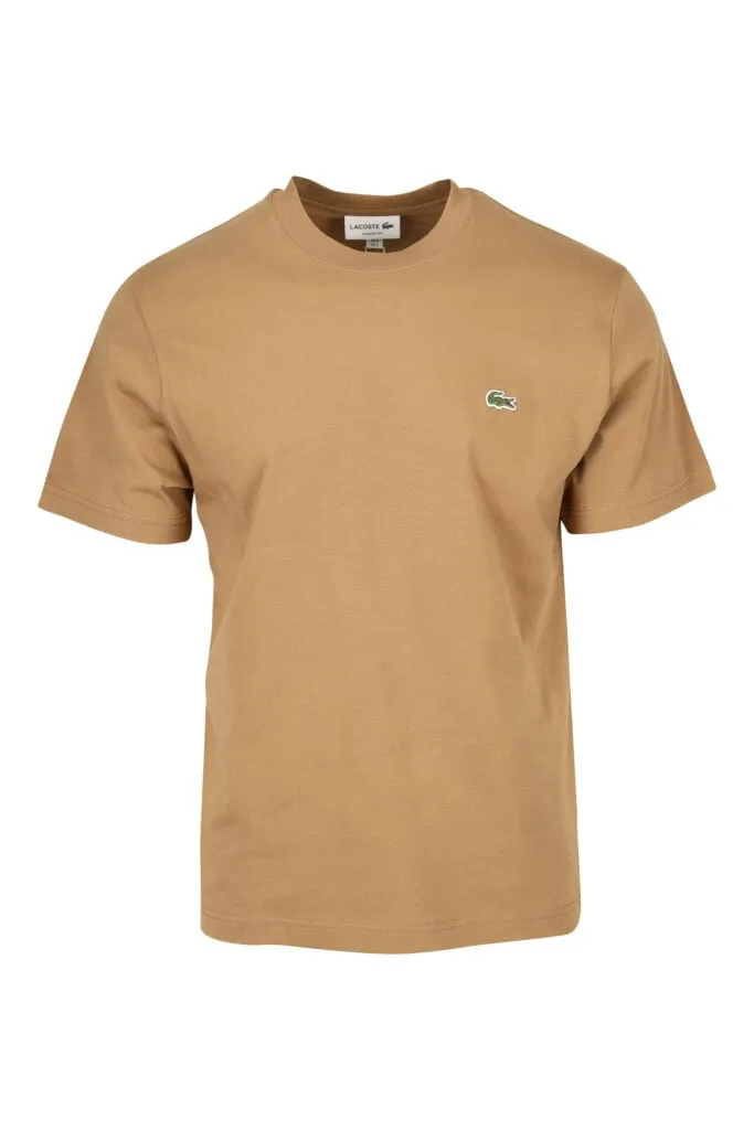 Camiseta marrón con minilogo 