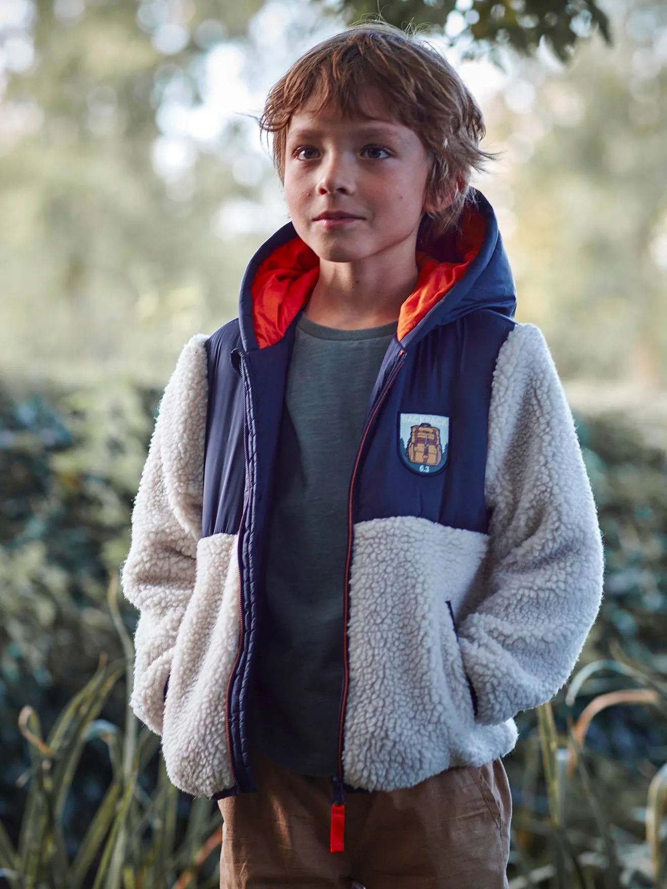 Camiseta personalizable, de manga larga para niño