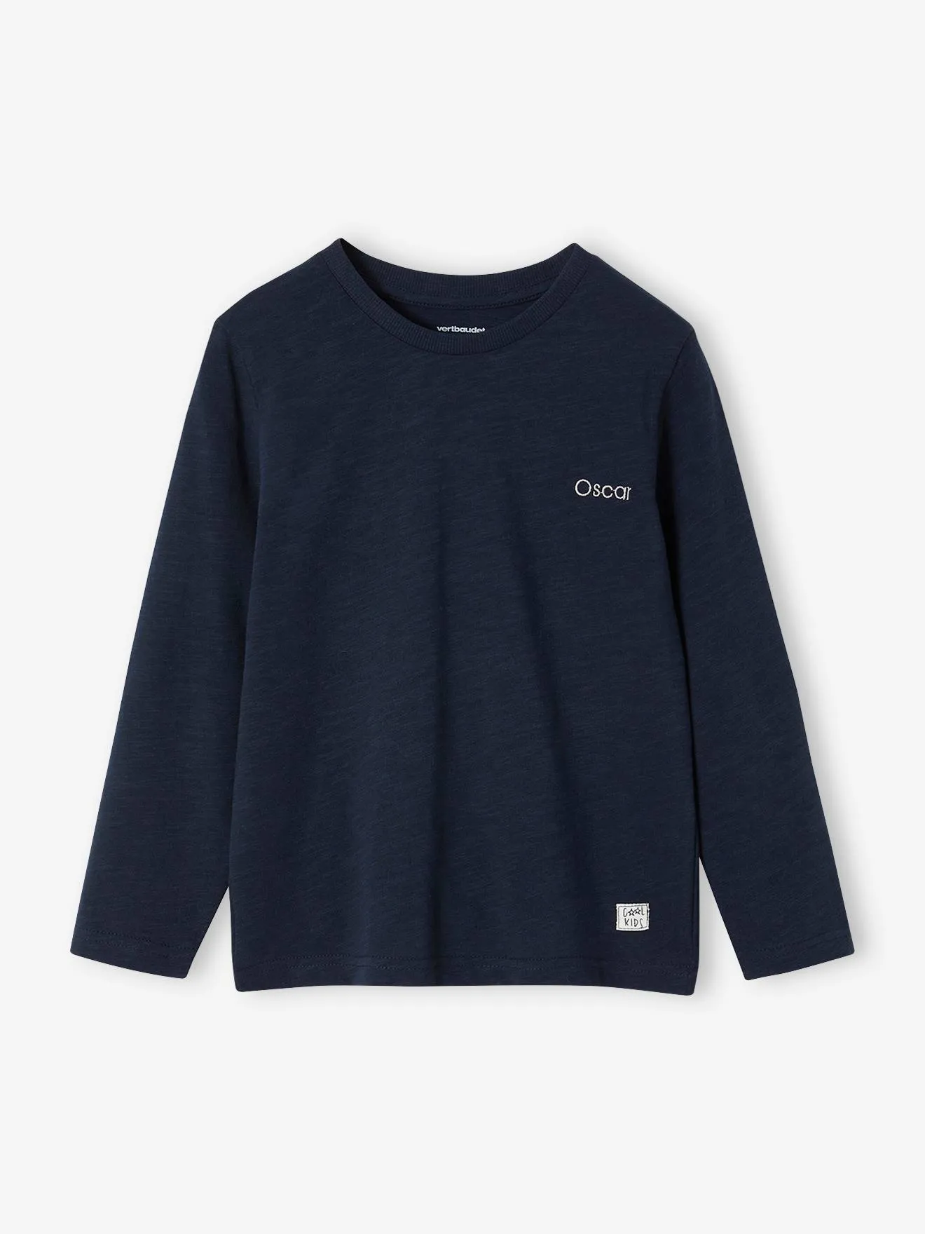 Camiseta personalizable, de manga larga para niño