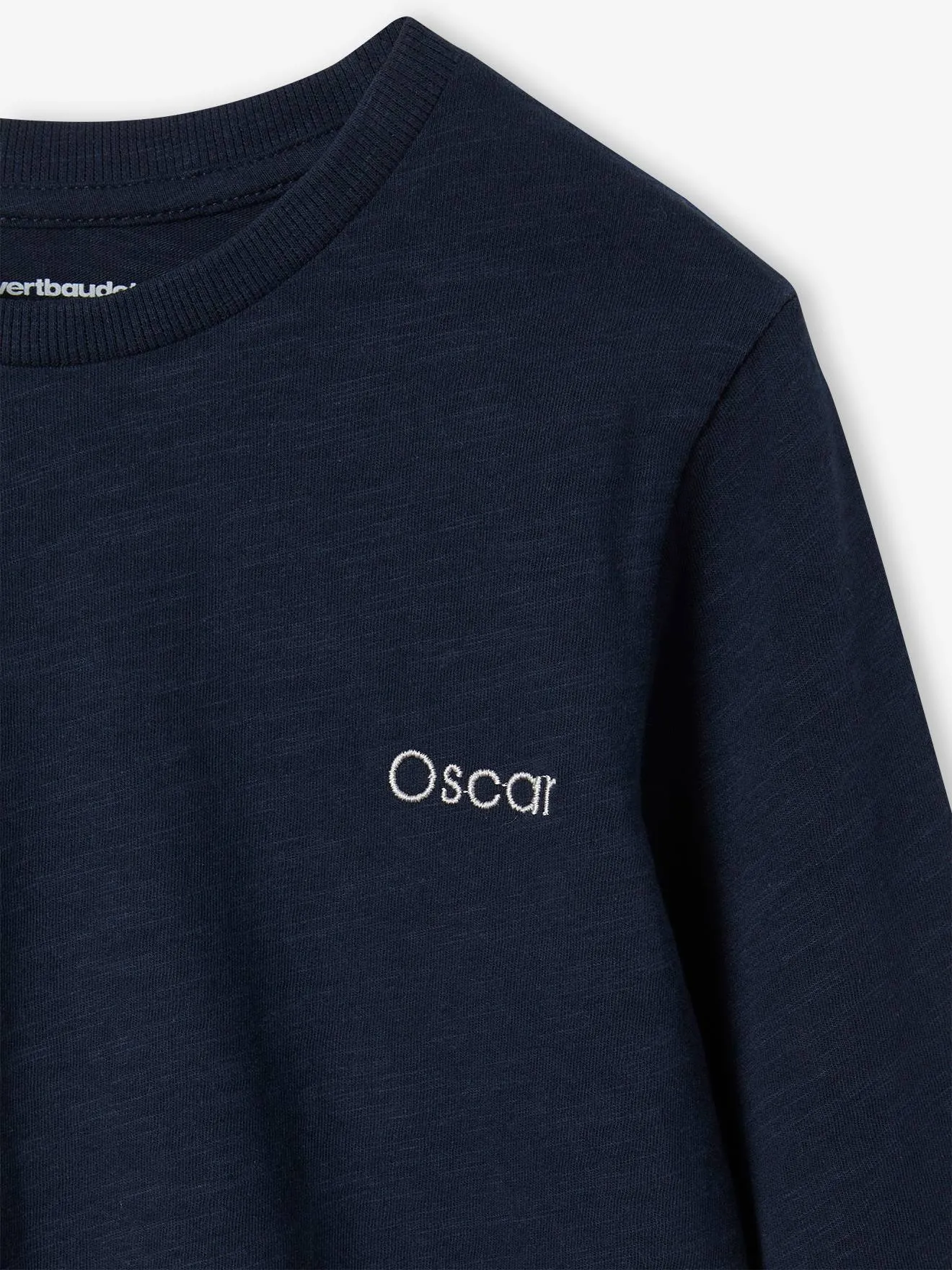 Camiseta personalizable, de manga larga para niño
