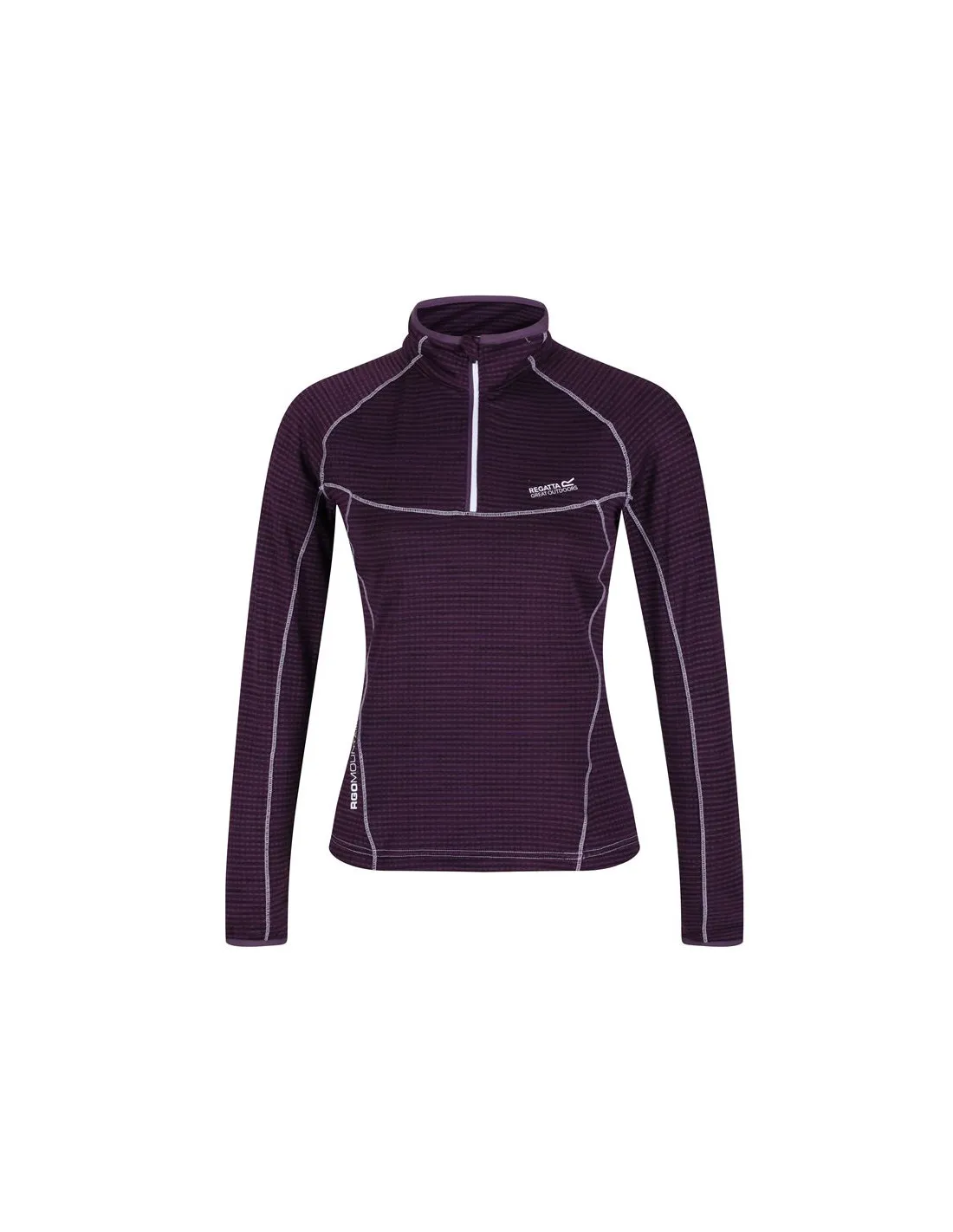 CAMISETA REGATTA YONDER HALFZIP W DARK PURPLE