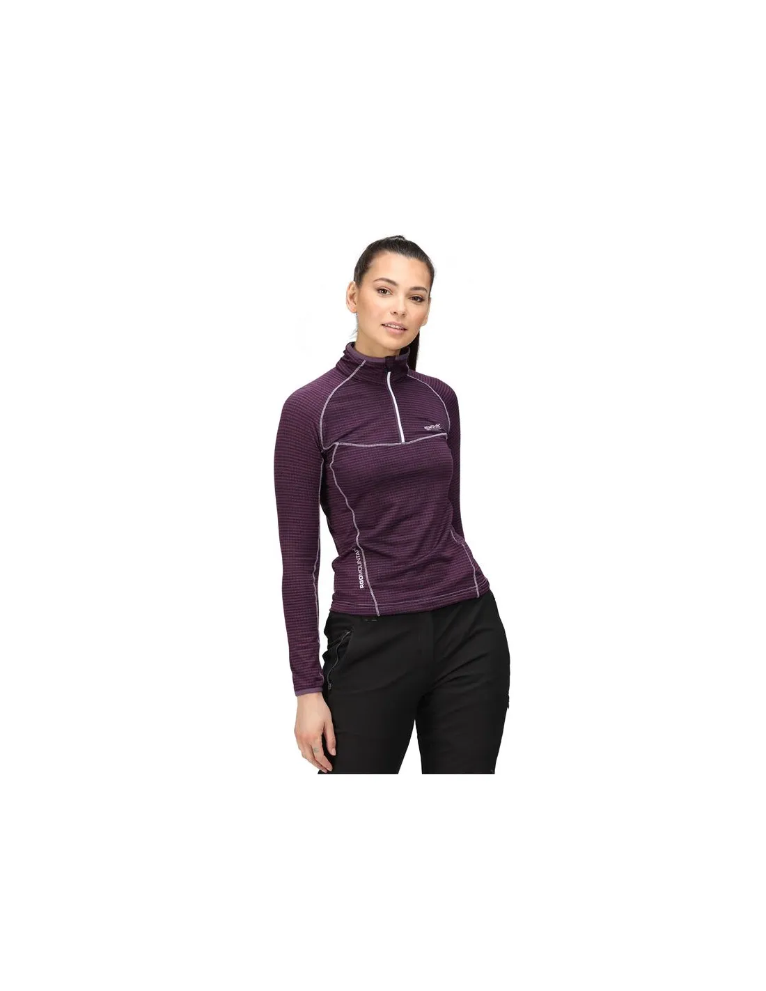 CAMISETA REGATTA YONDER HALFZIP W DARK PURPLE