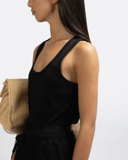 Camiseta sin mangas Moschino Swim A8901 Negro