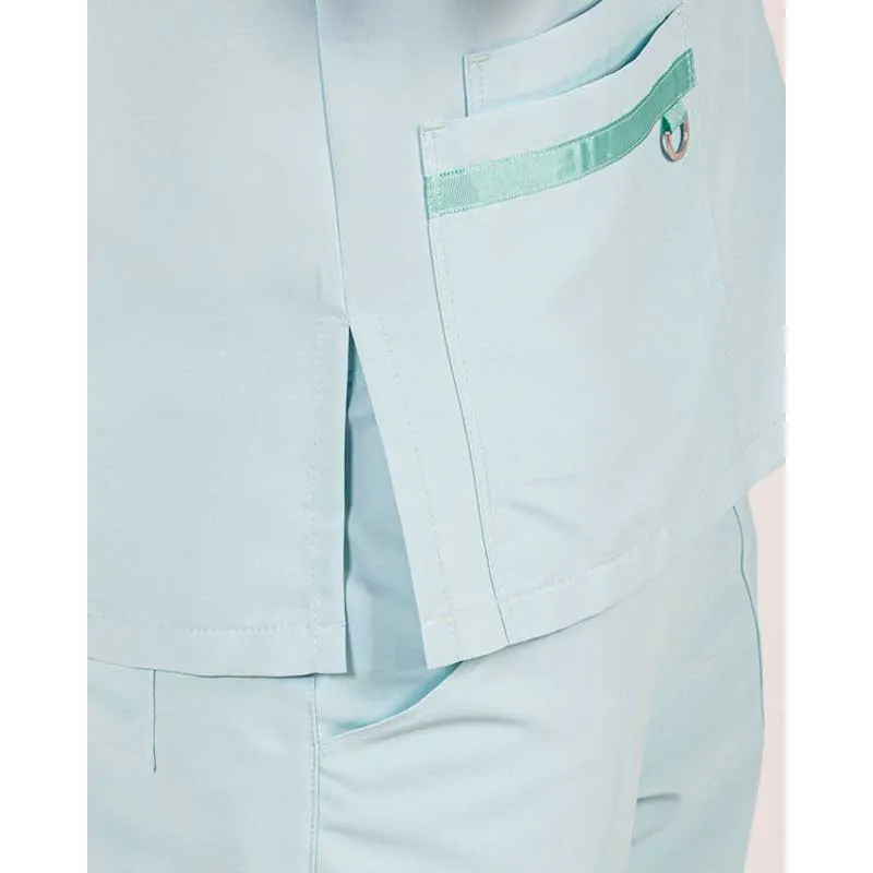 CAMISOLA HOMBRE SANIDAD MICROFIBRA Y PUNTO VERDE  DYNEKE