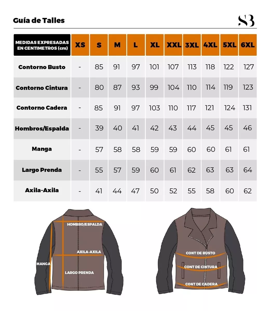 Campera 100% Cuero Vacuno De Mujer Talles Grandes S Al 6xl