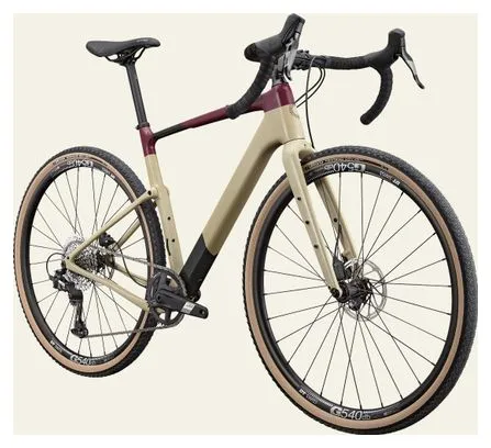 Cannondale Bicicleta Gravel Cannondale Topstone Carbon Sram Apex XPLR 12V 700 mm Beige