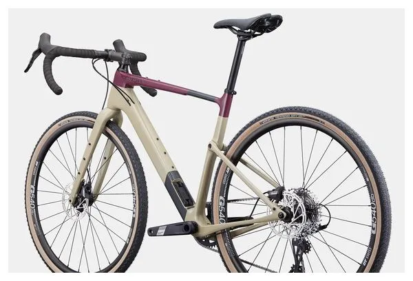 Cannondale Bicicleta Gravel Cannondale Topstone Carbon Sram Apex XPLR 12V 700 mm Beige
