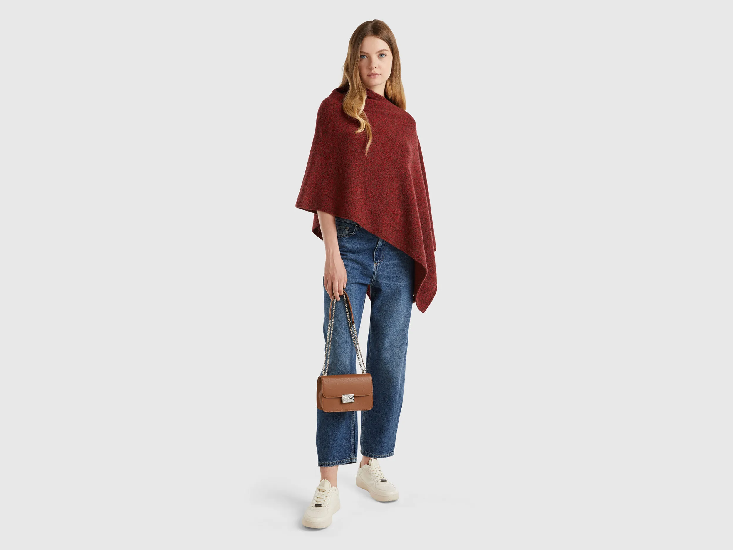 Capa de pura lana tricot Shetland