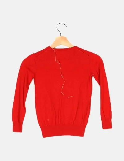 Carolina Herrera Jersey de lana rojo