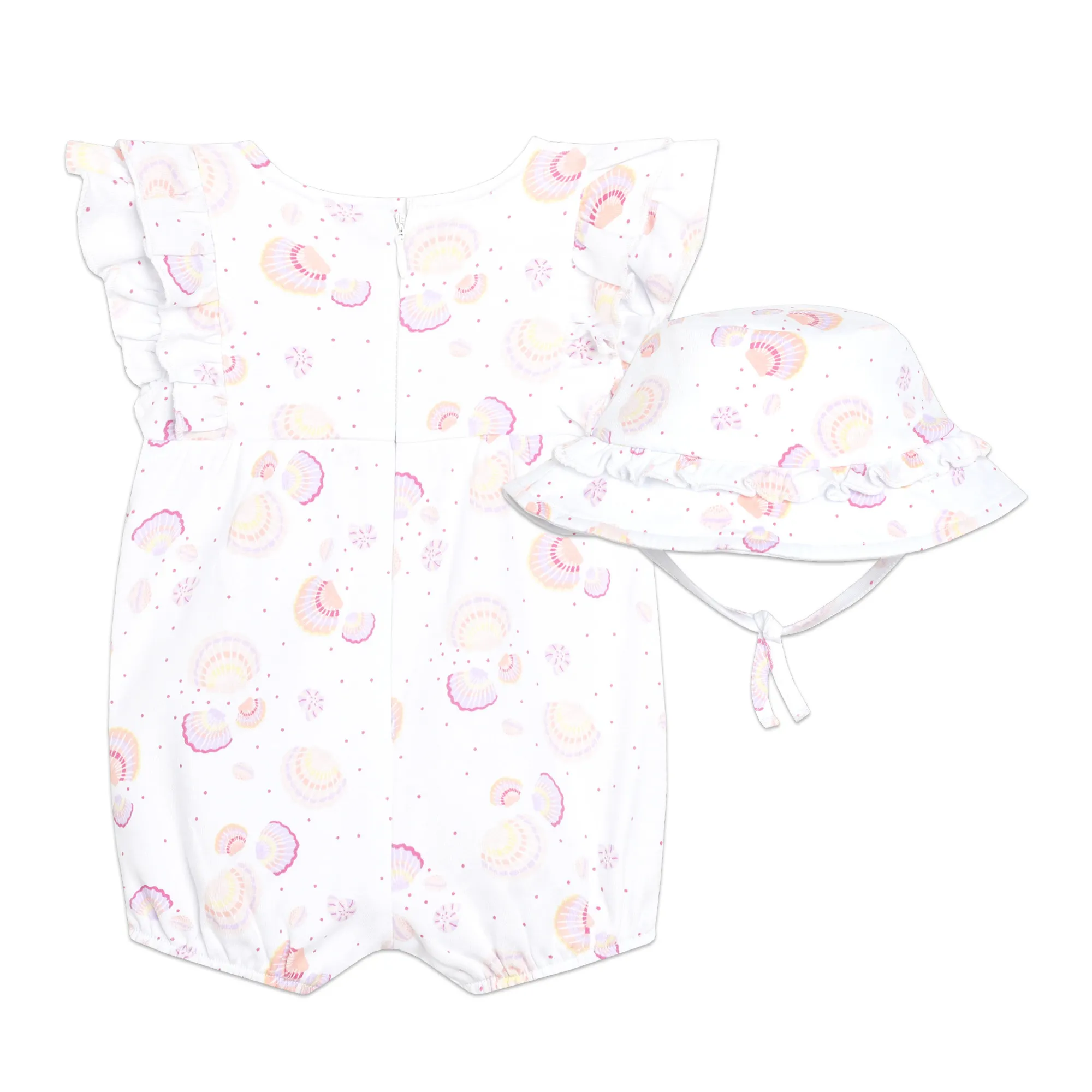 CARREMENT BEAU Mono y gorro estampado