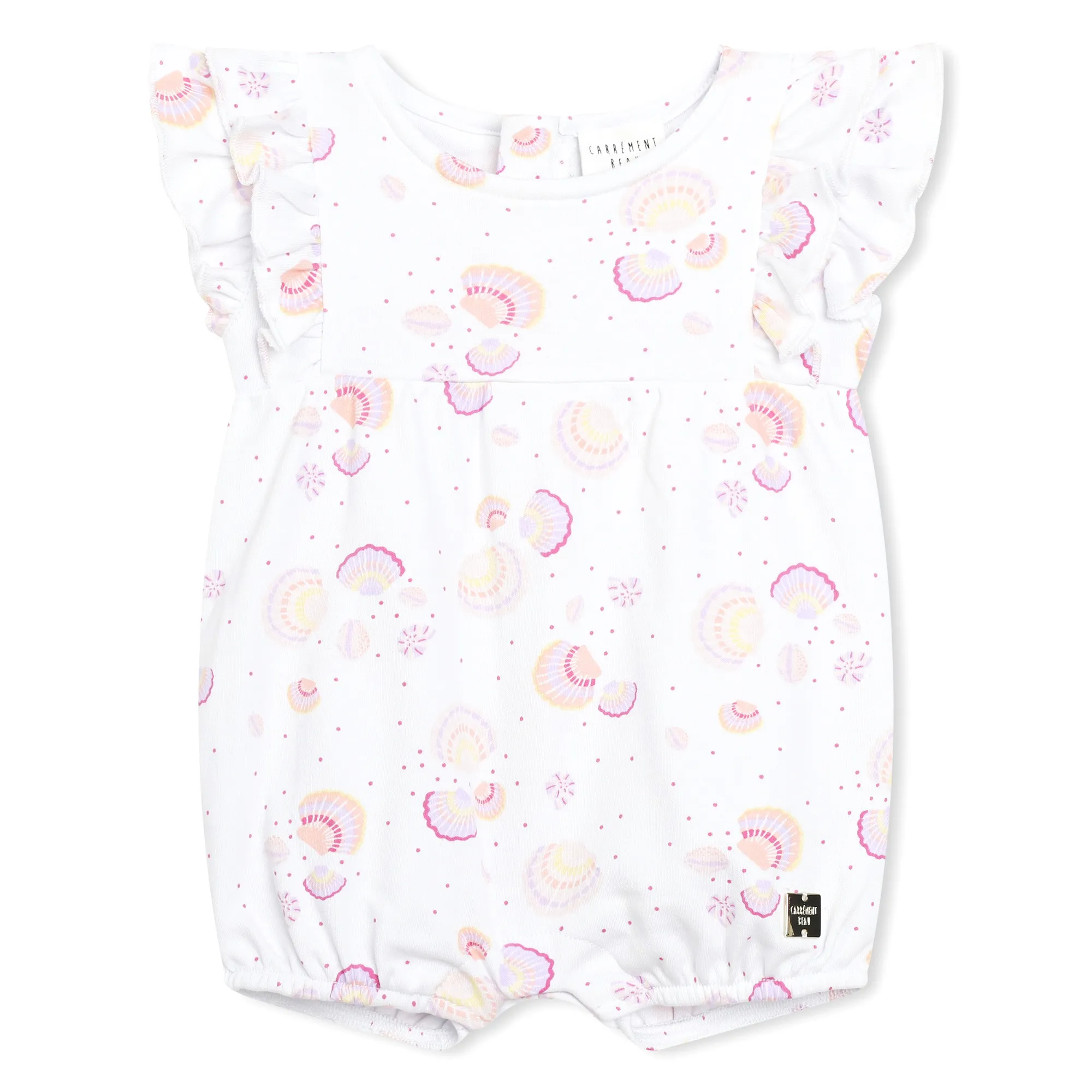 CARREMENT BEAU Mono y gorro estampado