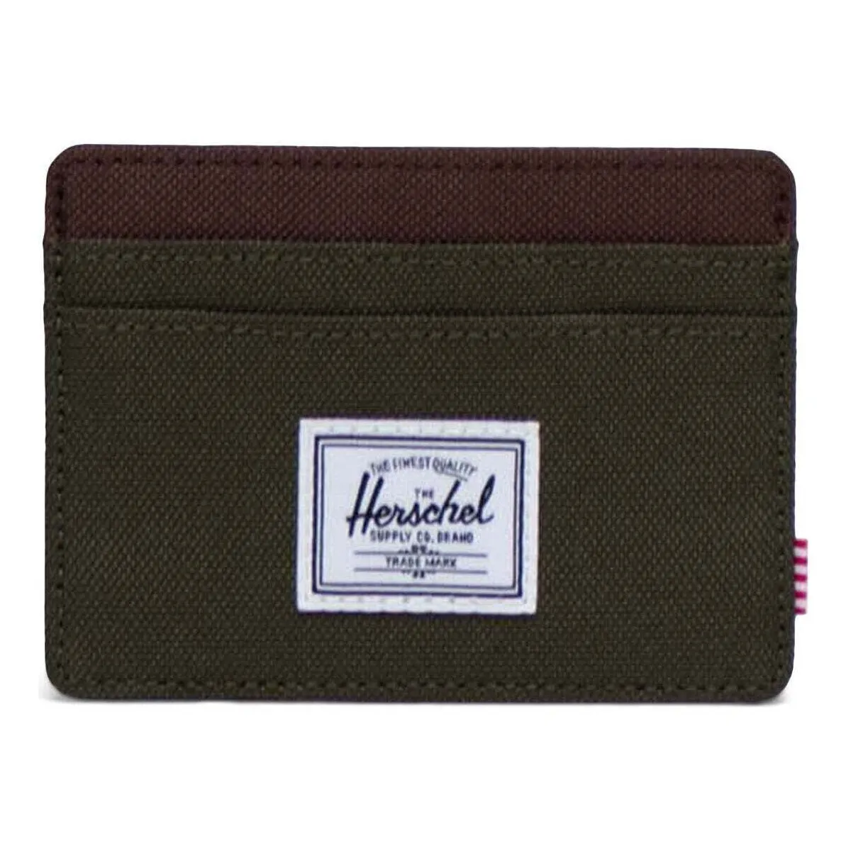 Carteira Herschel Charlie Cardholder Ivy Green/Chicory Coffee