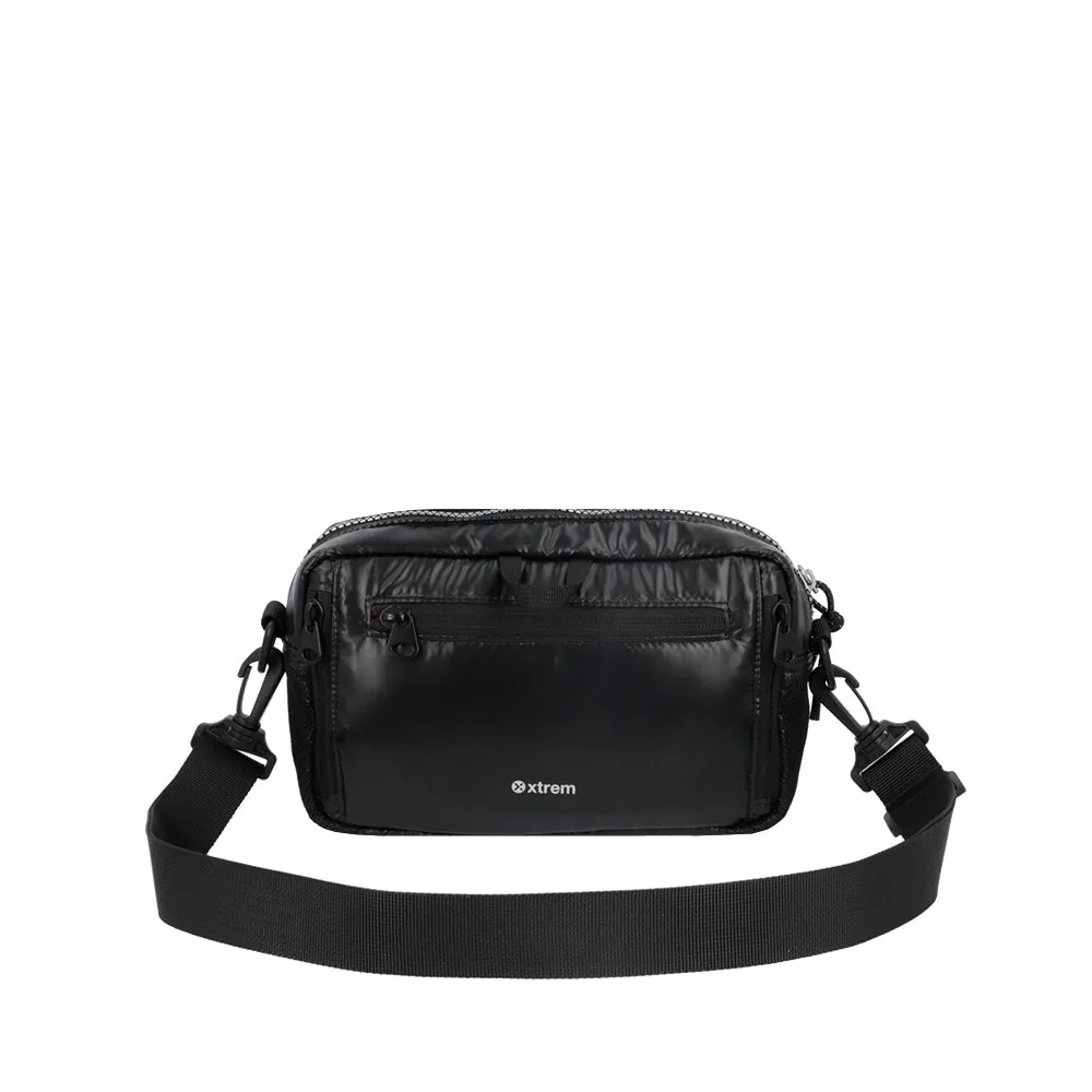 Cartera canguro Ivy negra S