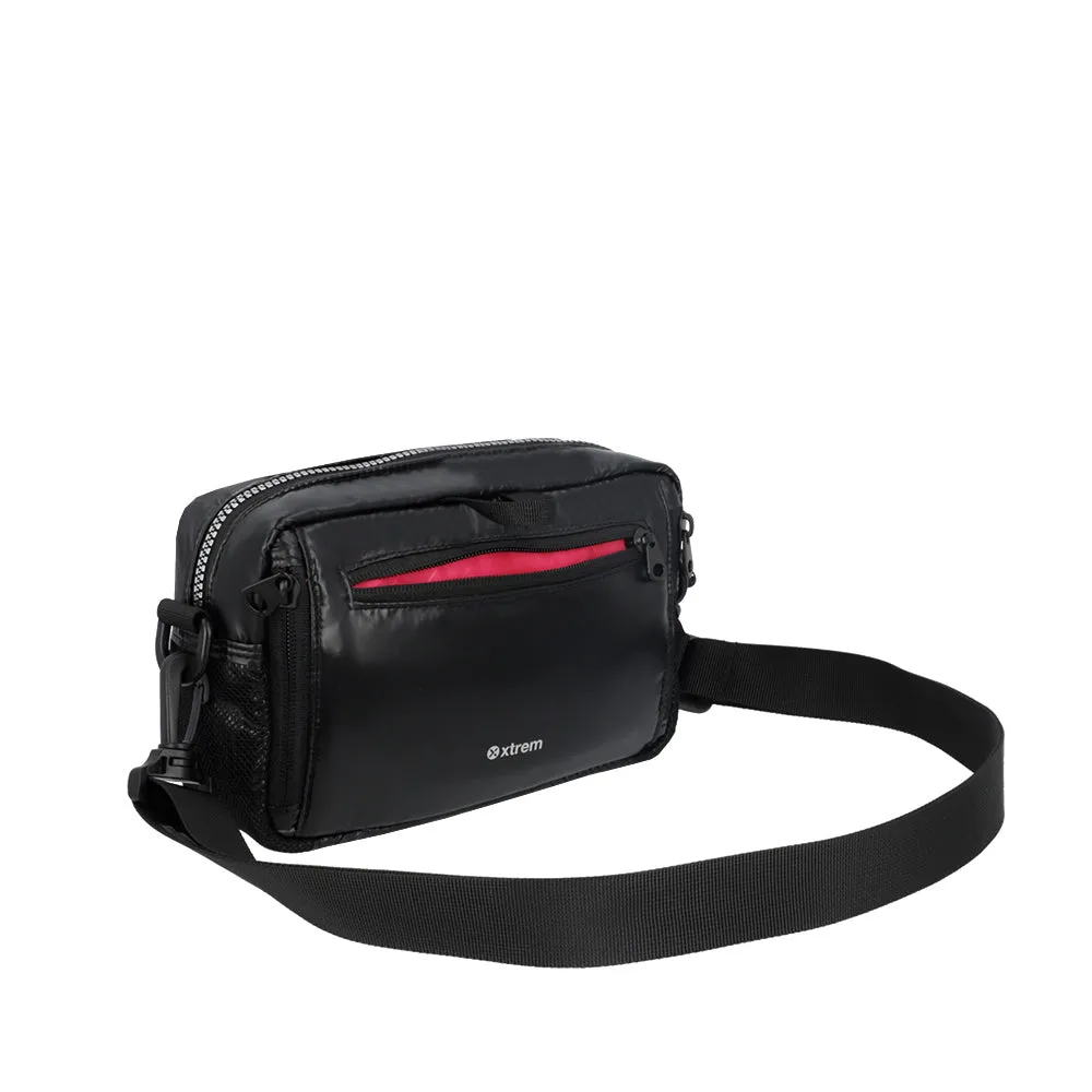 Cartera canguro Ivy negra S