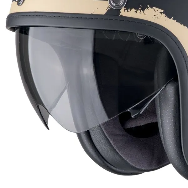 Casco Scorpion Belfast Evo Adonis Negro Mate Beige 