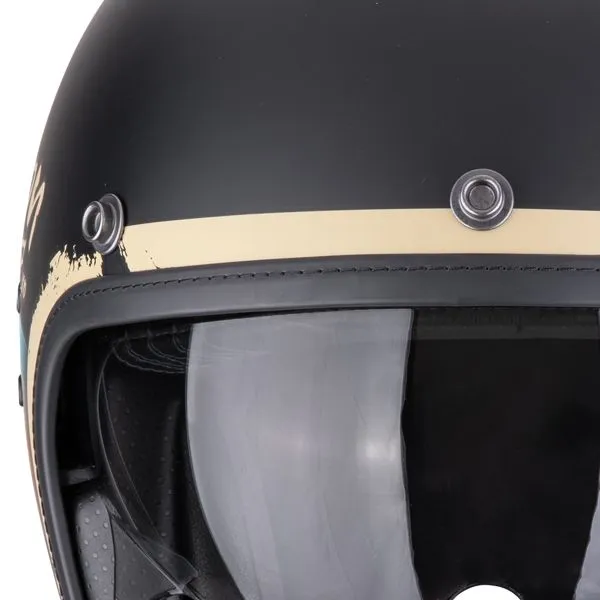 Casco Scorpion Belfast Evo Adonis Negro Mate Beige 