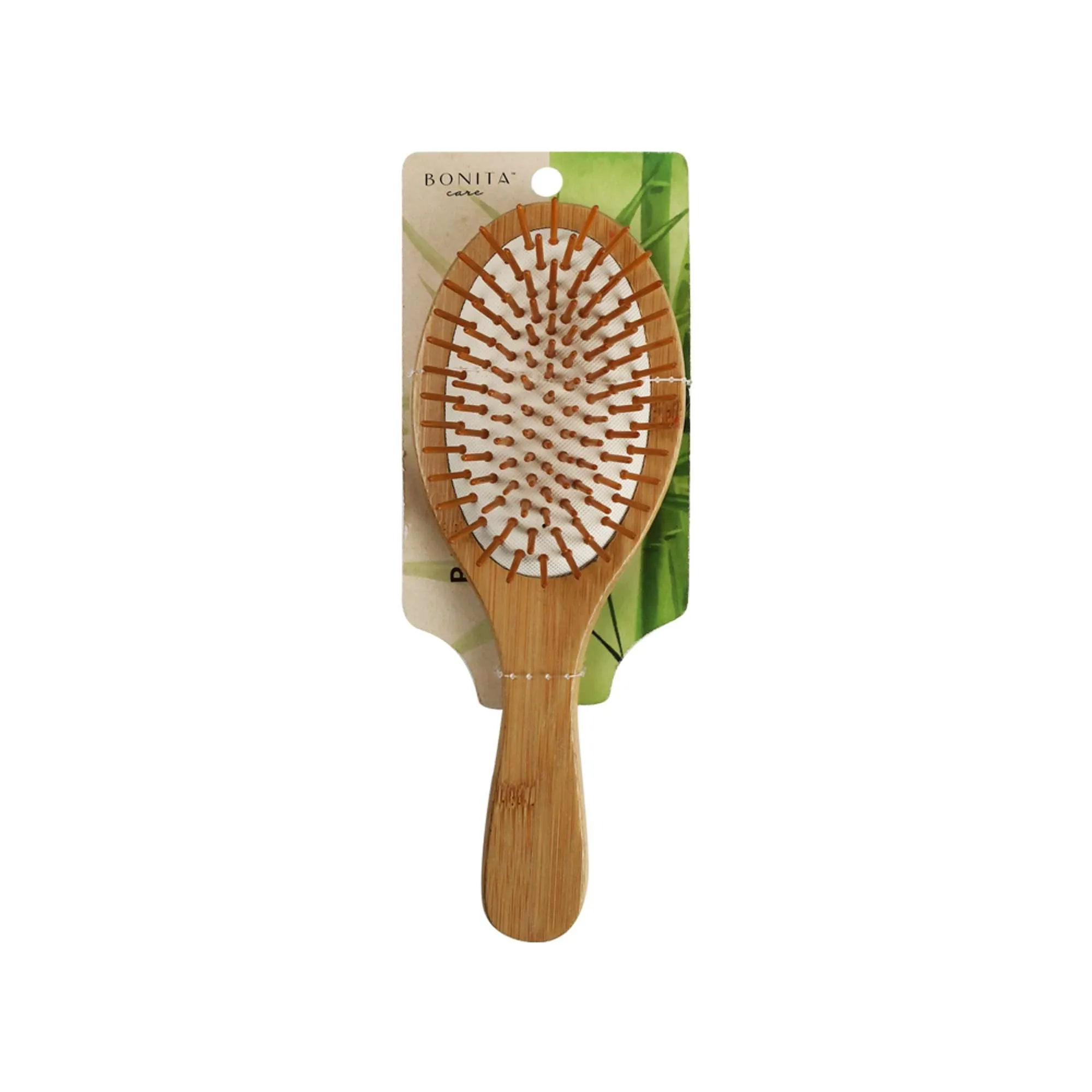 Cepillo Ovalado Bambu Para Cabello