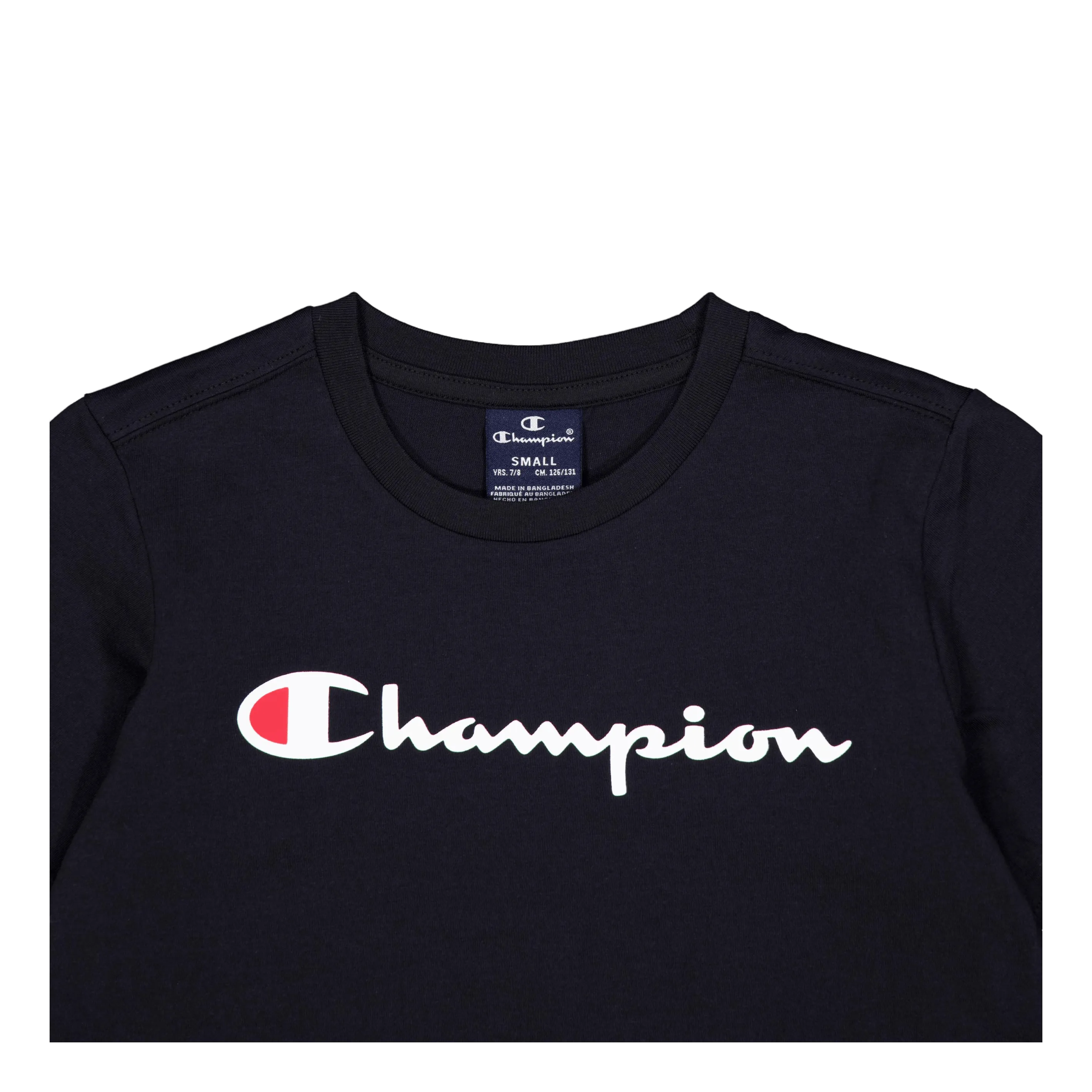 CHAMPION CREWNECK TSHIRT BLACK BEAUTY