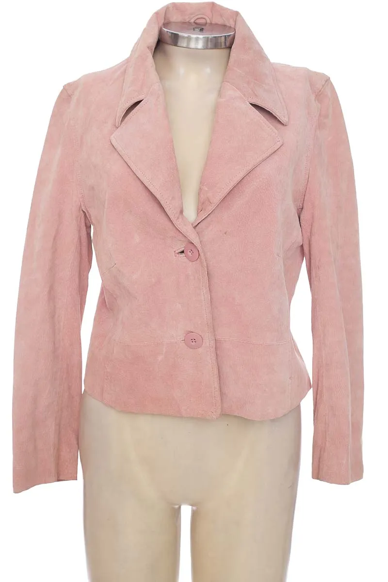 CHAQUETA / ABRIGO COLOR ROSADO  WILSON LEATHER