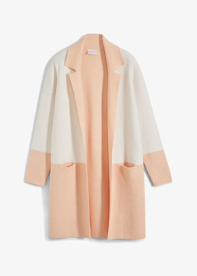 CHAQUETA DE PUNTO BLANCO LANAMAQUILLAJE