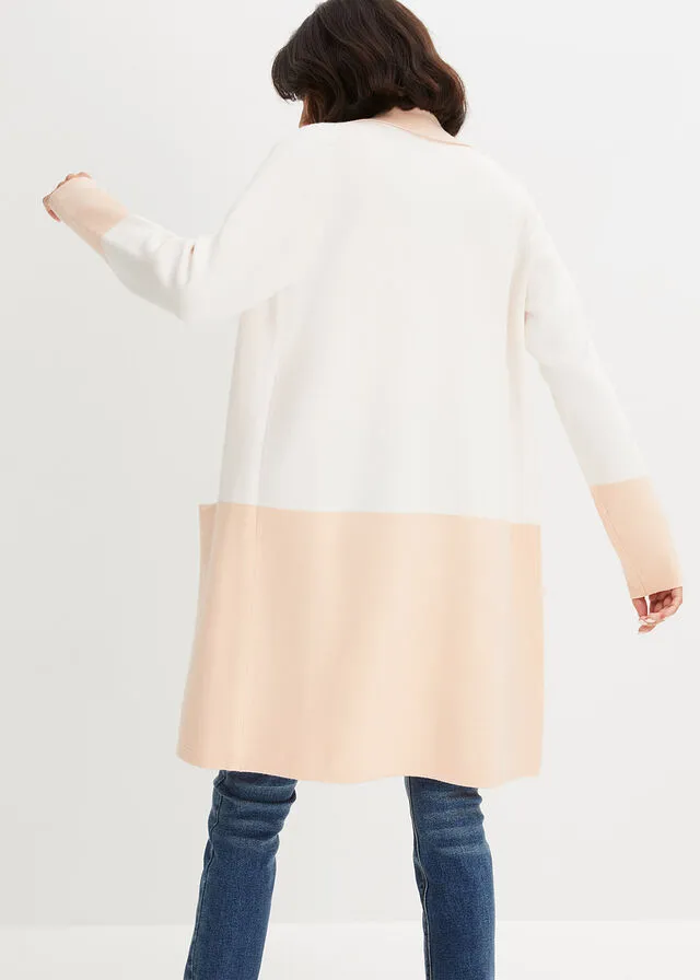 CHAQUETA DE PUNTO BLANCO LANAMAQUILLAJE