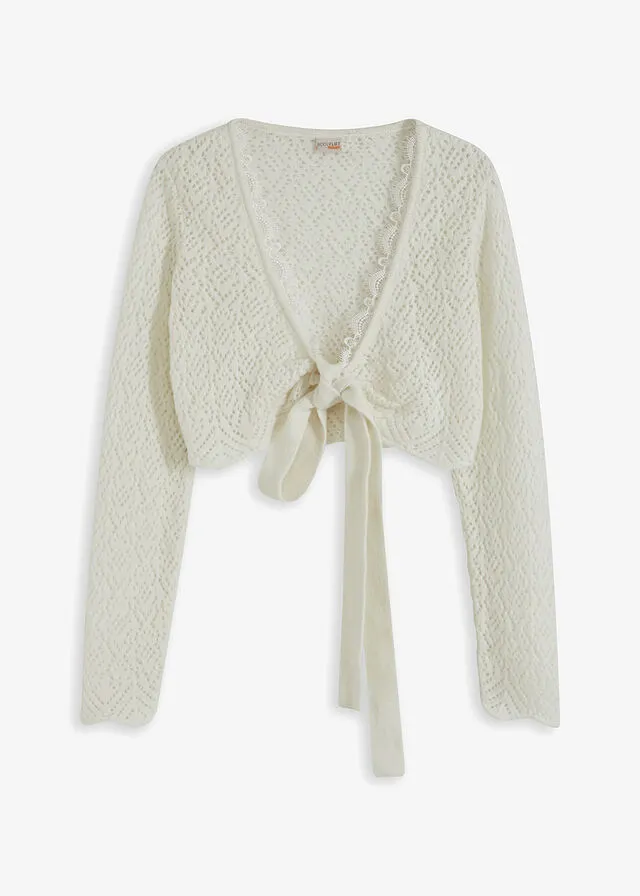 Chaqueta de punto Blanco lana