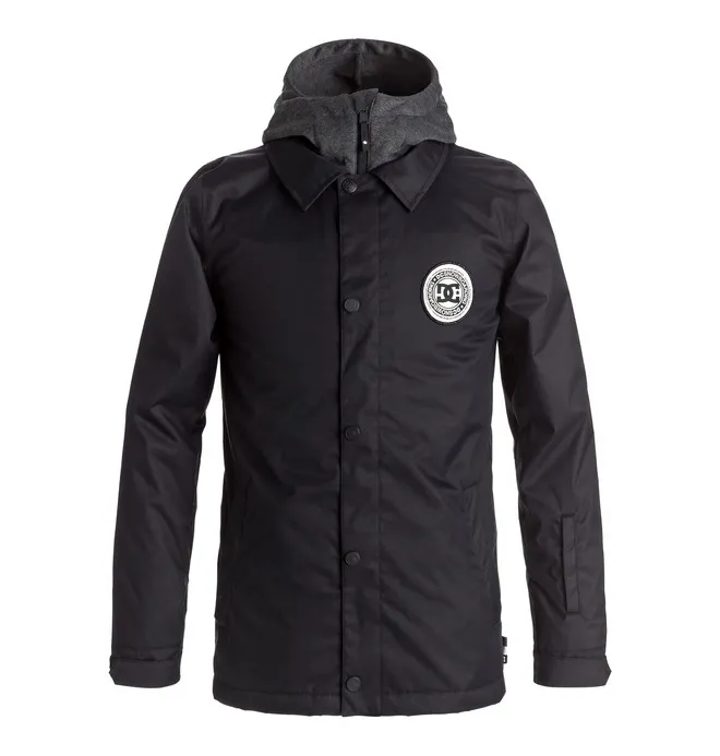 Chaqueta nieve DC Shoes niño con capucha Snowboard CASH ONLY (kvjo) Ref.  EDBTJ03021 negra
