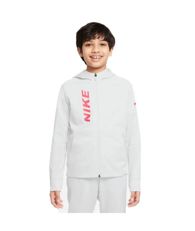 CHAQUETA NIKE THERMAFIT NIñOS GRIS