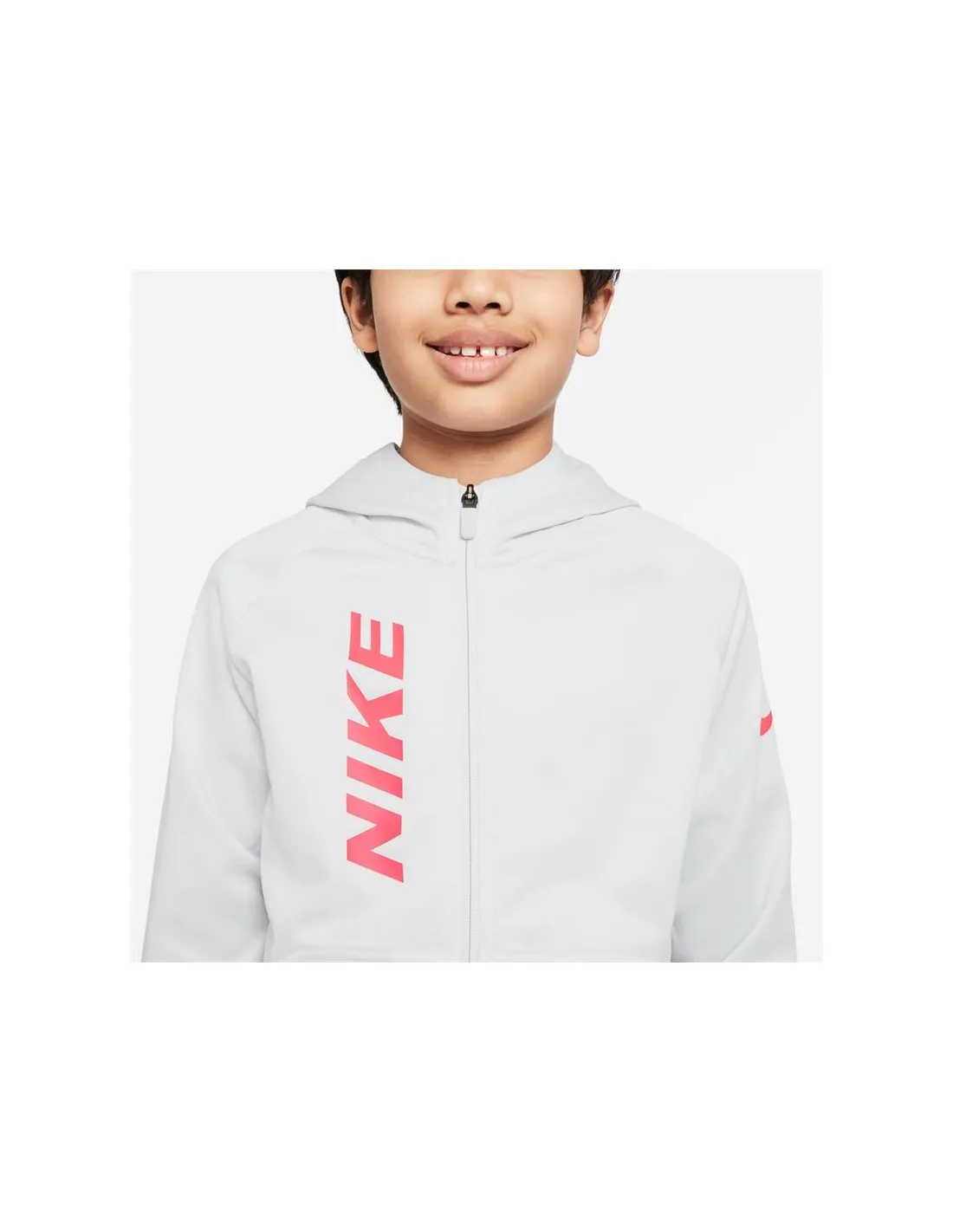 CHAQUETA NIKE THERMAFIT NIñOS GRIS