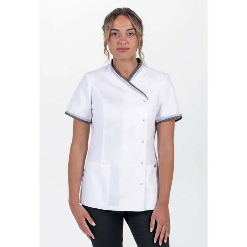 CHAQUETA SANITARIA MUJER VIVO GRIS  DYNEKE