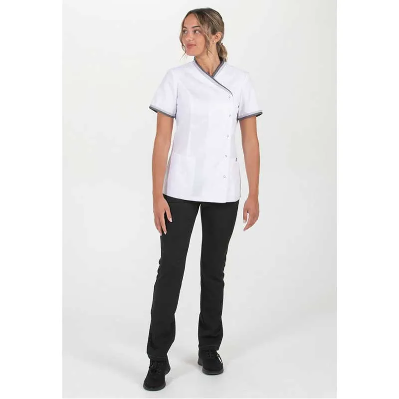CHAQUETA SANITARIA MUJER VIVO GRIS  DYNEKE