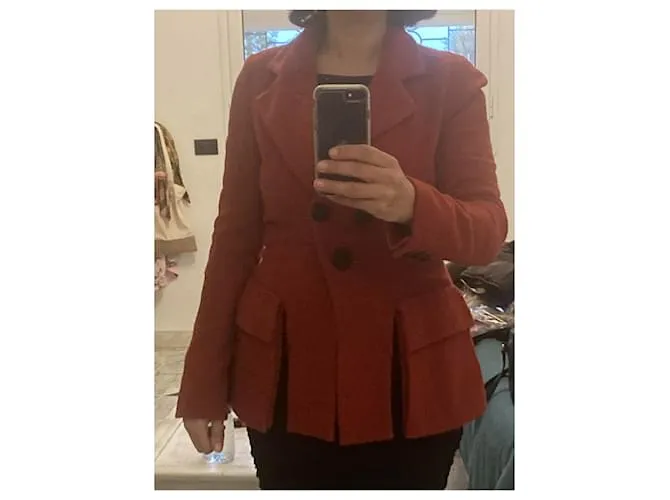 Chaqueta vintage Karl Lagerfeld Roja 