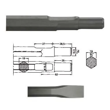Cincel hexagonal inserción Bosch UBH 12/50
