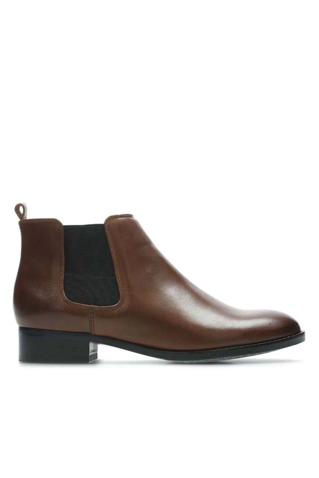 Clarks Netley Ella Tan Leather