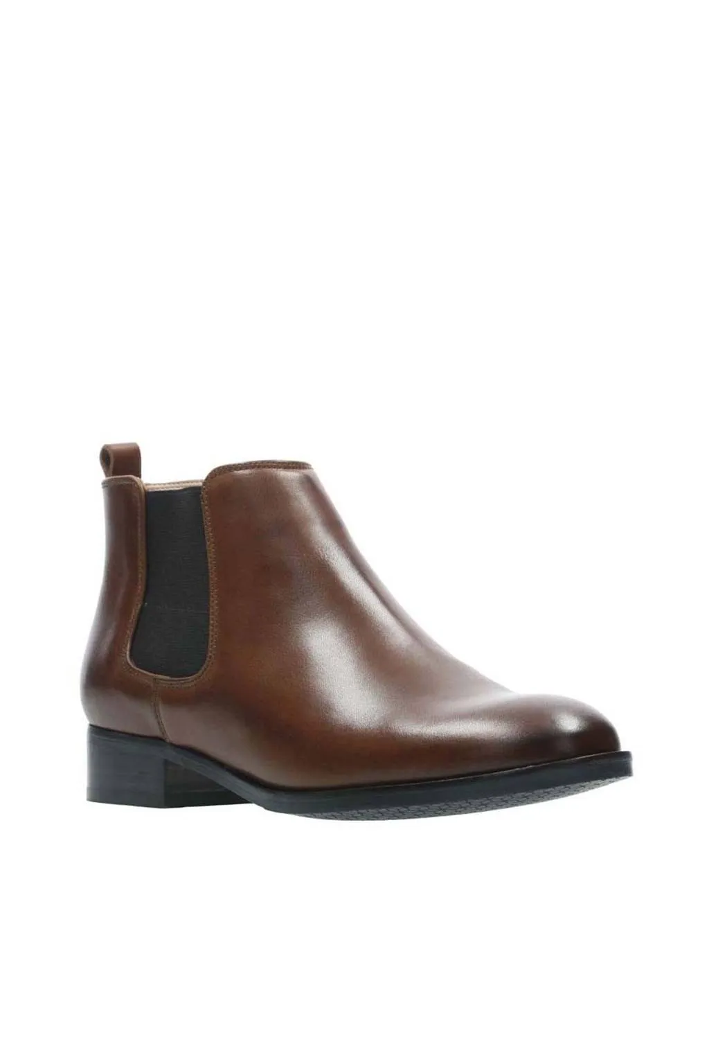 Clarks Netley Ella Tan Leather