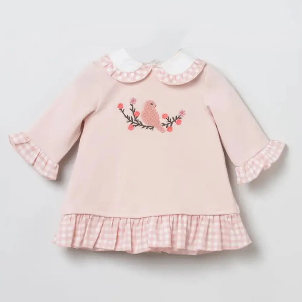 Coco Acqua Vestido de bebé niña 80221 ROSA CORDONETS