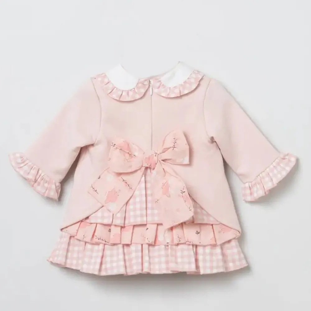 Coco Acqua Vestido de bebé niña 80221 ROSA CORDONETS