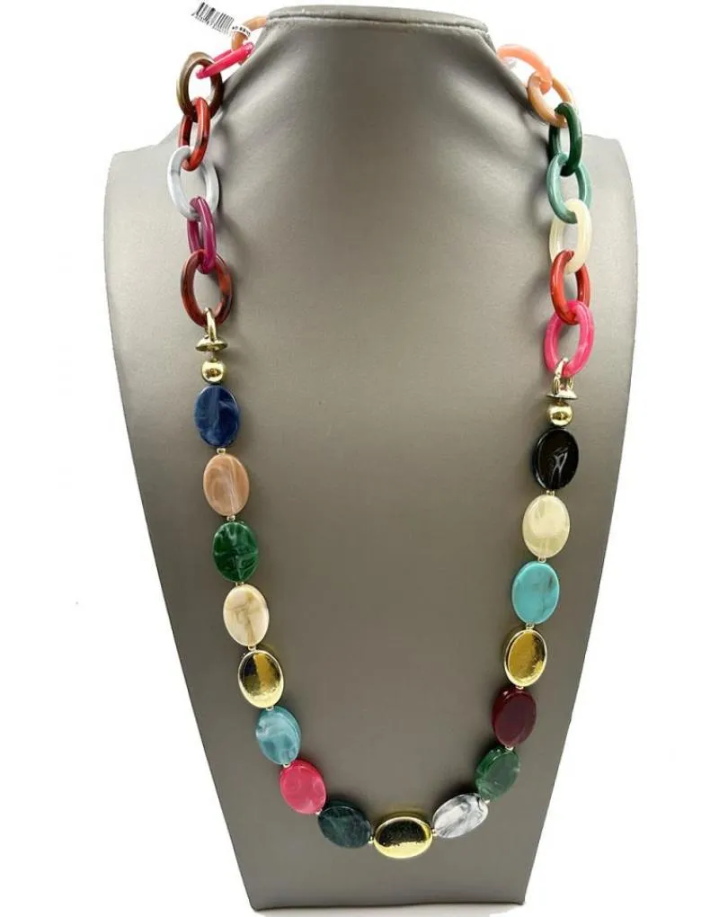 COLLARES MUJER VISTOSOS DE ESLABONES GRANDES PARA LUCIR TU LOOK
