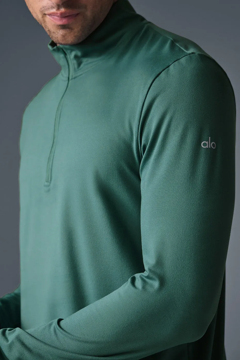 CONQUER 1/4 ZIP REFORM LONG SLEEVE  WINTER IVY
