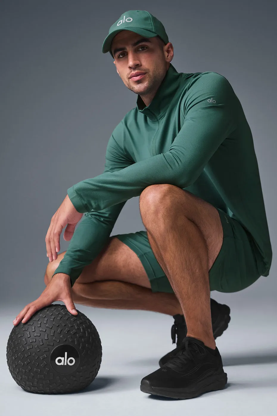 CONQUER 1/4 ZIP REFORM LONG SLEEVE  WINTER IVY