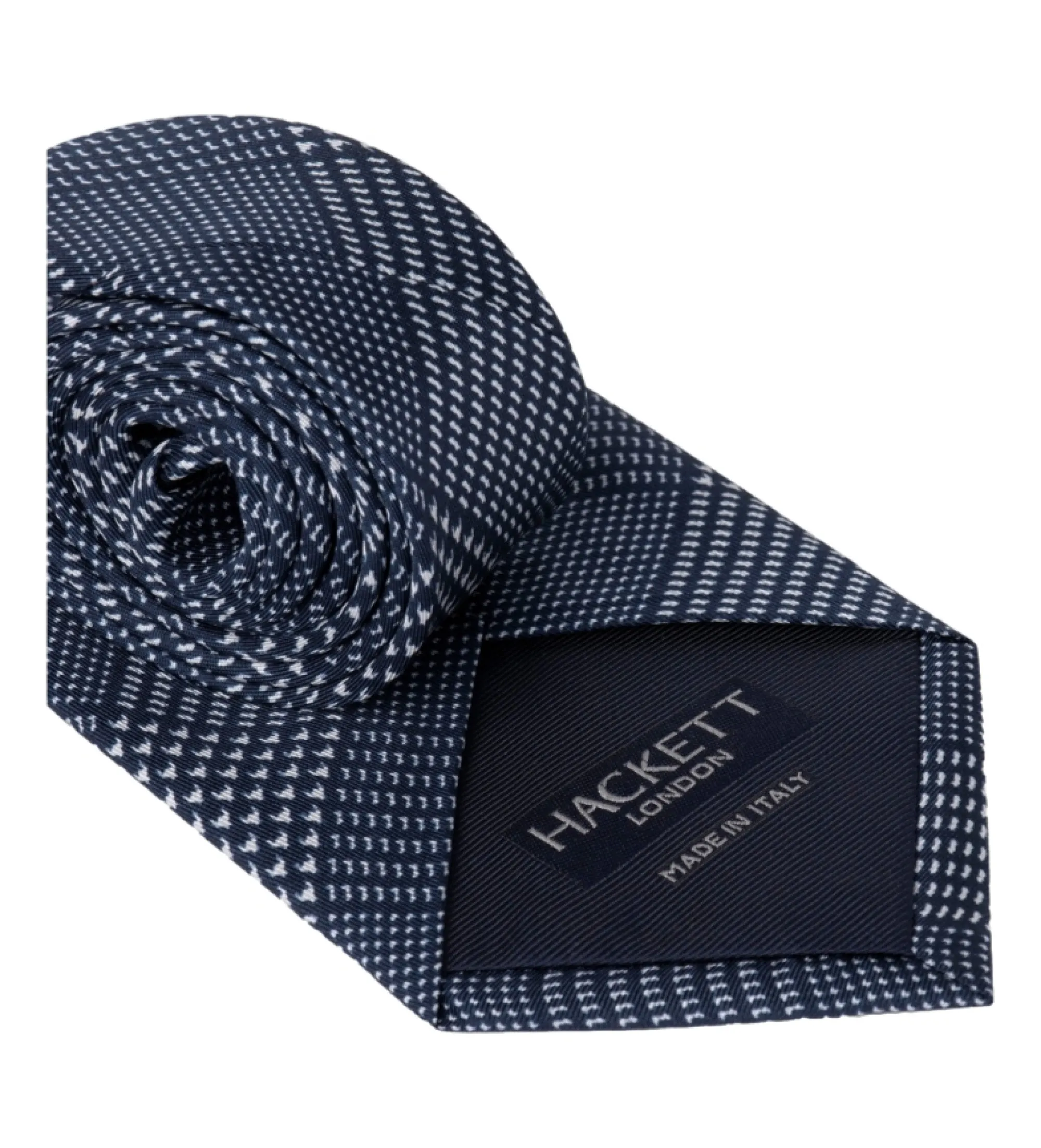 Corbata de seda Pow  marino