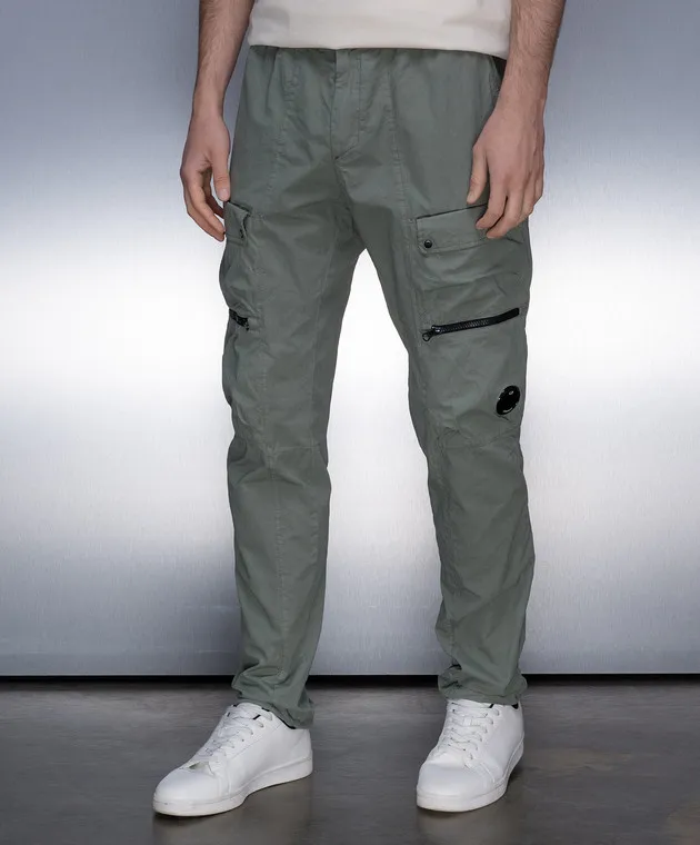 C.P. Company Green cargo with logo patch