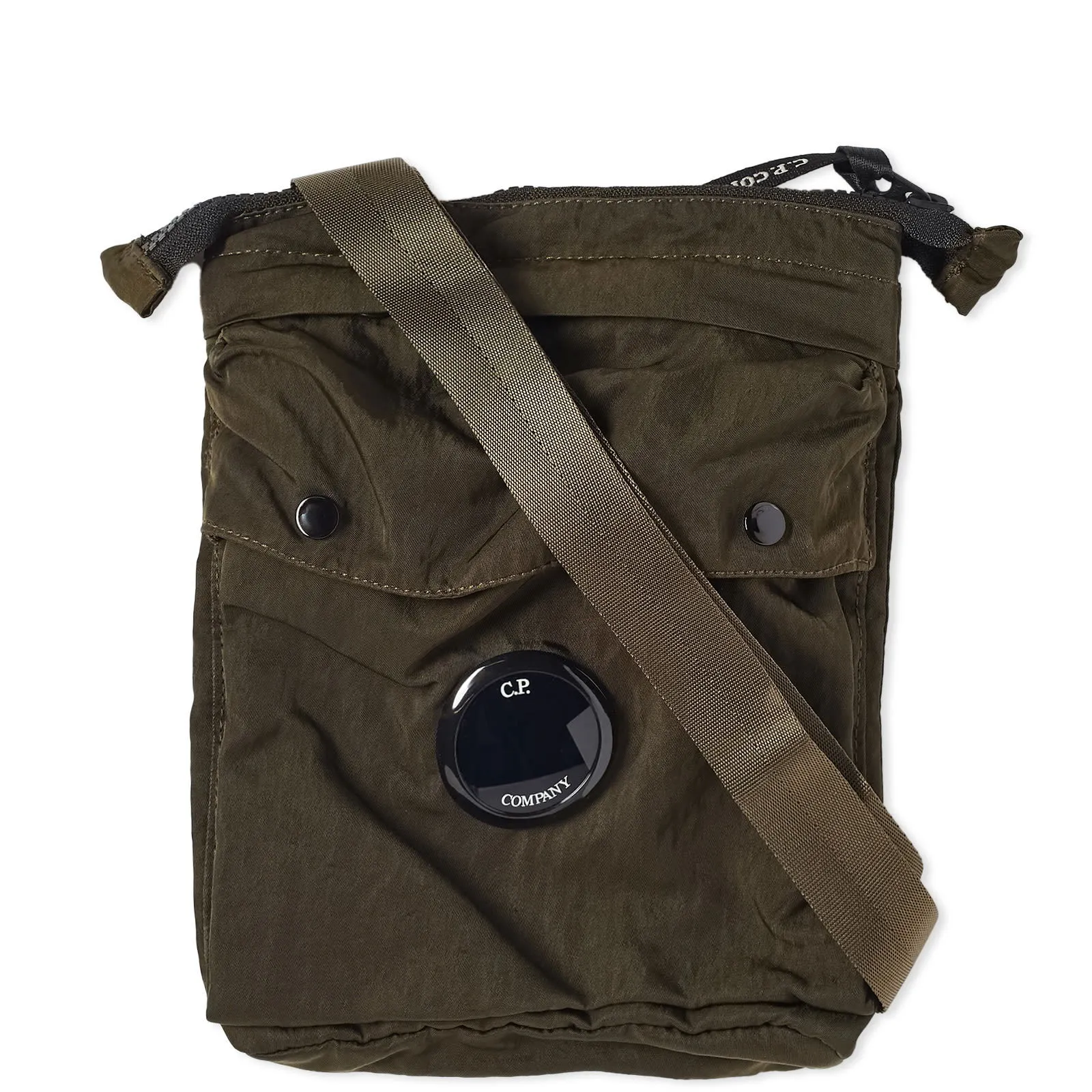 C.P. Company Nylon B Crossbody PouchMen's Nylon B Crossbody Pouch Ivy Green