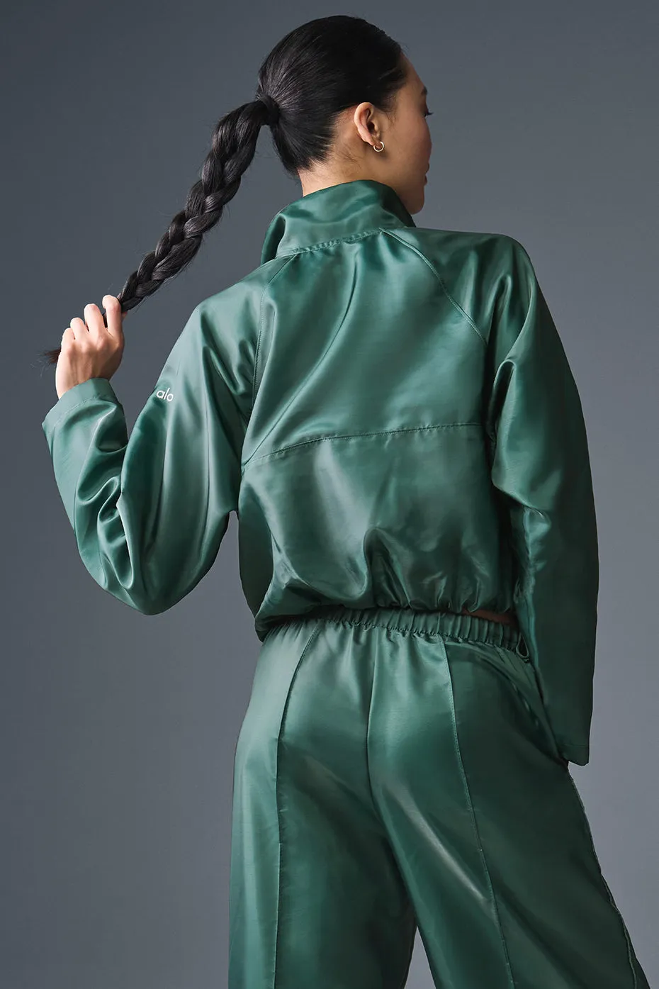 CROPPED AFTERGLOW PULLOVER  WINTER IVY