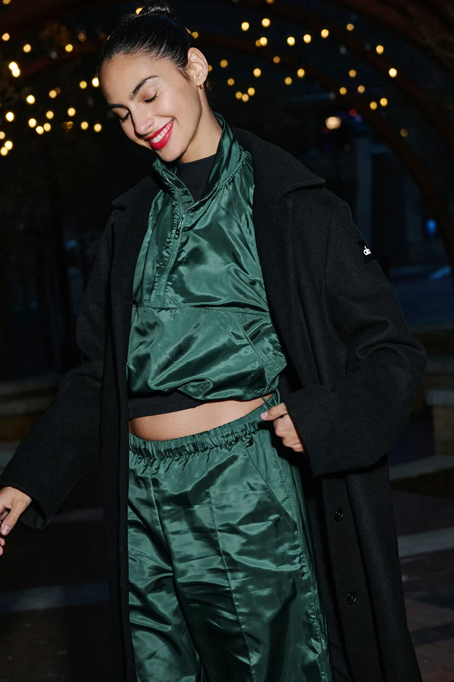 CROPPED AFTERGLOW PULLOVER  WINTER IVY