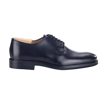 DARK DERBY SHOES  RUBBER OUTSOLE  MONTEREY CLASSIC GOMME CITY